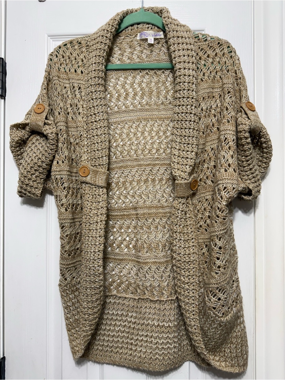 Vioblu Open-Knit Cardigan – Size Medium